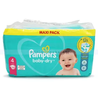 Babywindeln Pampers Baby Dry Größe 4 Maxi 9-12 kg 106 Stück