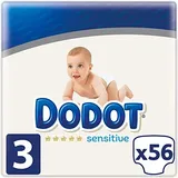 DODOT Sensitive T3 Pañales 6-10 Kg 56 Uds