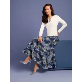 CREATION L A-Linien-Rock Damen Paisley Marine/Ecru 36
