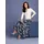 CREATION L A-Linien-Rock Damen Paisley Marine/Ecru 36