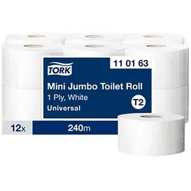 TORK Mini Jumbo Toilettenpapier T2 Advanced 12 Rollen à 240 m