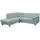 Home Affaire Ecksofa HOME AFFAIRE "Belfort L-Form", blau (aqua), B:243cm H:88cm T:91cm, Struktur fein ( 100% Polyester);Luxus-Microfaser ALTARA NUBUCK (100% Polyester);Luxus-Microfaser Vintageoptik(100% Polyester), Sofas, Ecksofa, mit Federkern, wahlweise mit