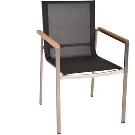 deluke RITA Gartenstuhl 58 x 55 x 86 cm braun 2 St.