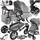Tectake tectake® Kombi-Kinderwagen, Grau, Kunststoff, 63x120x100 cm,