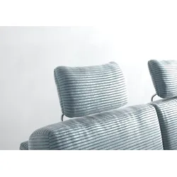 Kopfstütze HOME AFFAIRE "Summer", blau (blau, grau), B:50cm H:25cm T:12cm, 100% Polyester, Polsterauflagen