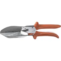 Original LÖWE Profi Gehrungsschere 3.304 mit 45° Anschlägen für professionellen Einsatz in Industrie und Handwerk - Gehrungsschneider für exakten Schnitt an Leder Kunststoff Holz PVC Gummi, metall