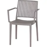 Siena Garden Lane Stapelsessel 56 x 57 x 80 cm taupe