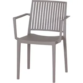 Siena Garden Lane Stapelsessel 56 x 57 x 80 cm taupe