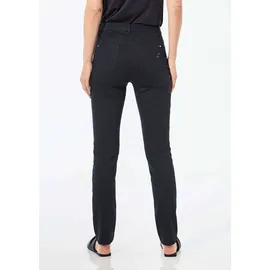 GOLDNER Kurzgröße: Lange Freizeithose BELLA mit Formbund in schwarz | Gr.: 23