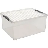 Sunware Aufbewahrungsbox Q-Line 120L transparent 80 x 50 x 38 cm