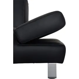W.Schillig Couch Leder 3-Sitzer Braun