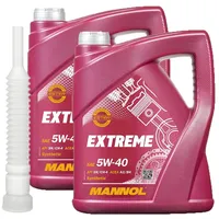 2 x5l, MANNOL EXTREME 5W-40 MOTORÖL 229.5 + Ausgießer