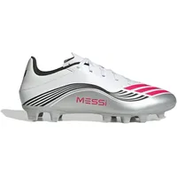 adidas F50 Messi Club MG/FG Herren Cloud White/Lucid Red/Silver Met 39 1/3