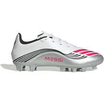 adidas F50 Messi Club MG/FG Herren Cloud White/Lucid Red/Silver Met 39 1/3
