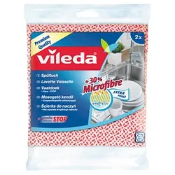 vileda Spültuch Mikrofaser 60 °C waschbar, 2 St.