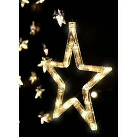 Mojawo Lichtervorhang LED 5 m warmweiß