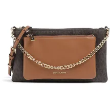 Michael Kors Jet Set Umhängetasche Kunstleder Brown