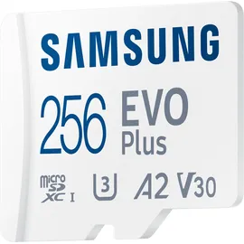 Samsung EVO Plus (2024) R160 microSDXC 256GB Kit, UHS-I U3, A2, Class 10 (MB-MC256SA/EU)