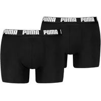 Puma Everyday Basic Boxershorts Schwarz / Weiß XL 2er Pack