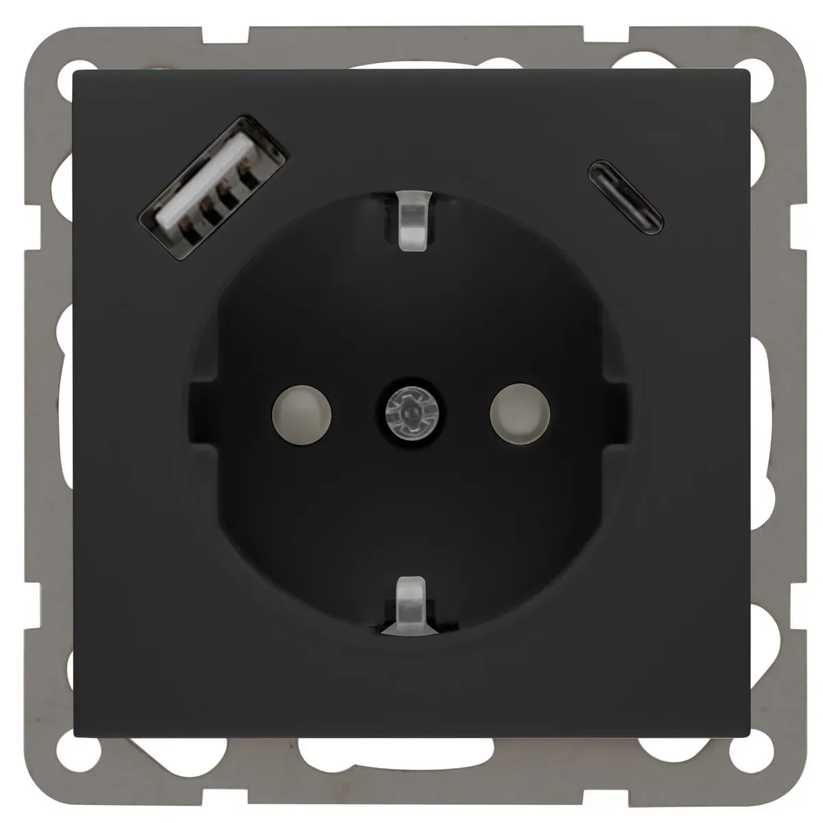 Peha Steckdose mit USB D 6511.193 SI USB CA