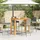 vidaXL Gartenbar Set 5-tlg. Grau