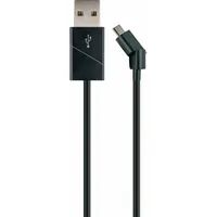 Schwaiger USB Kabel 1,2 m USB 2.0 USB A Micro-USB B Schwarz
