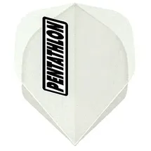 Pentathlon Dart Flights Professional Weiß, Full