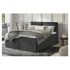 s-style möbel Uma 160 x 200 cm H3 Grau