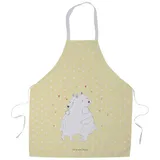 Mr. & Mrs. Panda Kochschürze Eisbär Umarmen, Kochschürze, Gelb Pastell, Kinderschürze, Grillparty, (Packung, 1-tlg) gelb