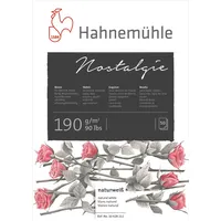 HAHNEMUEHLE Hahnemühle, Skizzenblock 10628209 Nostalgie A5, 190 g/m2, weiß, geleimt, 50 Blatt