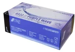 NITRAS PURPLE WAVE Nitril Einmalhandschuhe, violett 8322-S , 1 Packung = 100 Stück, Größe S