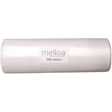 melloa for the little ones MELLOA Nachfüllset für Windeleimer Kartusche, kompatibel mit Tommee Tippee TEC Simplee Twist & Click Spross Ubbi Magic Littycat Kartuschen (Weiß, 200m)