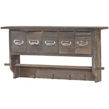 MCW Küchenregal C49 32 x 65 x 13 cm Braun