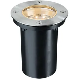 Paulmann Bodeneinbaustrahler Edelstahl 110mm 1 Stk. Warmweiß