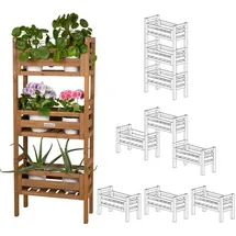 needs&wants® Pflanzenständer 51 x 23 x 122 cm Braun
