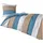 Traumschlaf Feinflanell Gestreift Blau 200 x 220 cm + 2 x 80 x 80 cm
