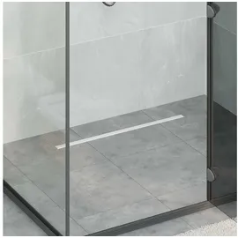 vidaXL 360° Duschablauf mit slim Modell Silber 70 cm Edelstahl 304