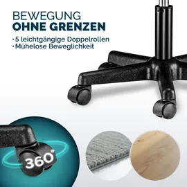 CASARIA Rollhocker schwarz