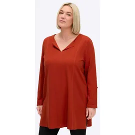 sheego Longshirt Orange 52/54