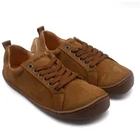 POLOLO Plus Erwachsenen Barfuß Sneaker, Barfußschuh braun 40