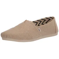 TOMS Damen Alpargata Heritage Canvas Flacher Slipper, Natürlich Ungefärbt,