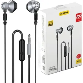 DUDAO X2C Wired Earbuds 3,5 mm Mini Jack – Grau