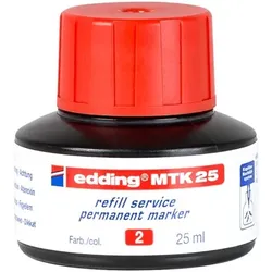 MTK 25 Nachfülltinte Permanentmarker rot