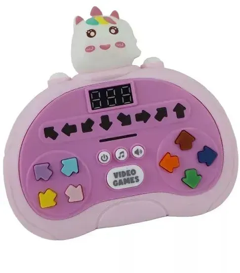 Spielkonsole in Einhorn-Form - auf Ungarisch