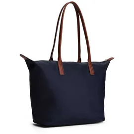 Tommy Hilfiger Popette Shopper Leder Space Blue/Braun