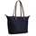 Tommy Hilfiger Popette Shopper Leder Space Blue/Braun
