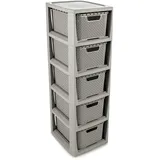 branq home essential Regal 29,5 x 24 x 80 cm Hellgrau