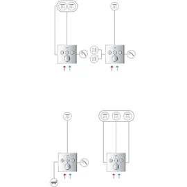 Grohe SmartControl UP-EHM, m 3 Absperrventilen, rund, chrom