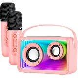 Avizar Avizar, Kinder Karaoke Lautsprecher 2 Mikro LED