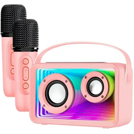 Avizar Avizar, Kinder Karaoke Lautsprecher 2 Mikro LED